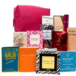 12 Fragrance Sample Gift Set Herrera Verace Coach